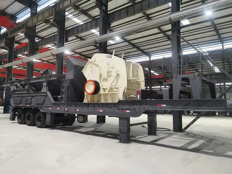 Mobile 200 TPH Impact Crusher Crushing Plant in Kenya