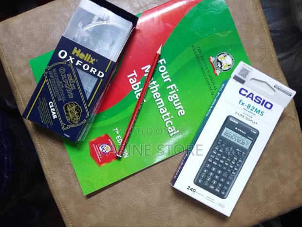 Fx 82ms Calculator, Oxfords Geometric Set Four Figure Table - main view