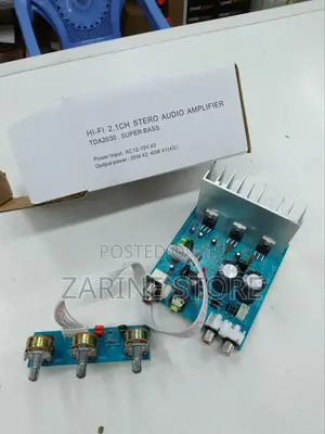 Hi-Fi 2.1ch Stereo Audio Amplifier TDA 2030 Super Bass
