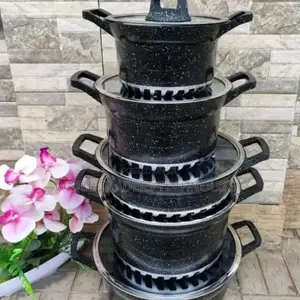 Bosch 10pcs Germany Granite Sufurias Sets Black