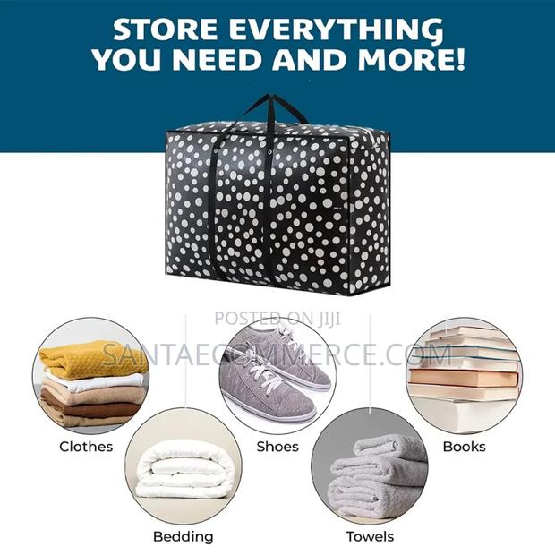 Foldable Woven Luggage Move Storage And Travel Nigerian Bag - main view