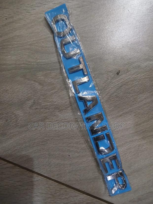 Outlander Front Grill Lettering Bonnet Badge