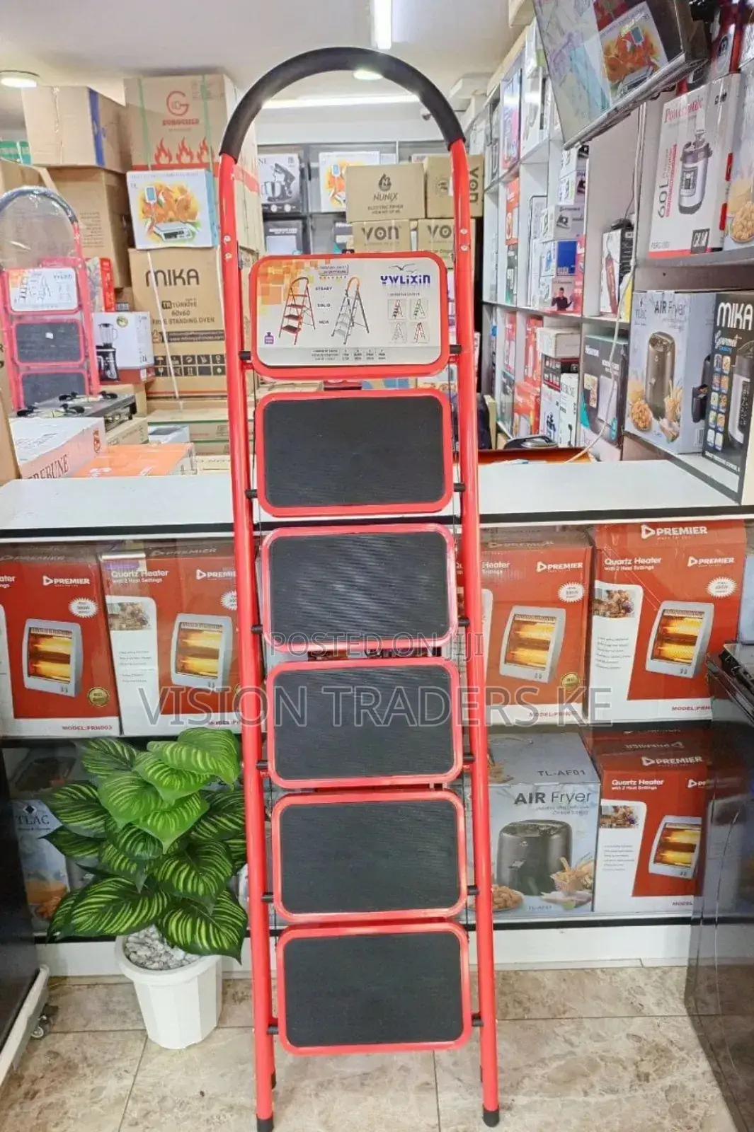 Dr Ladder Ladder Step Ladder Steel Ladder Foldable 6 Steps
