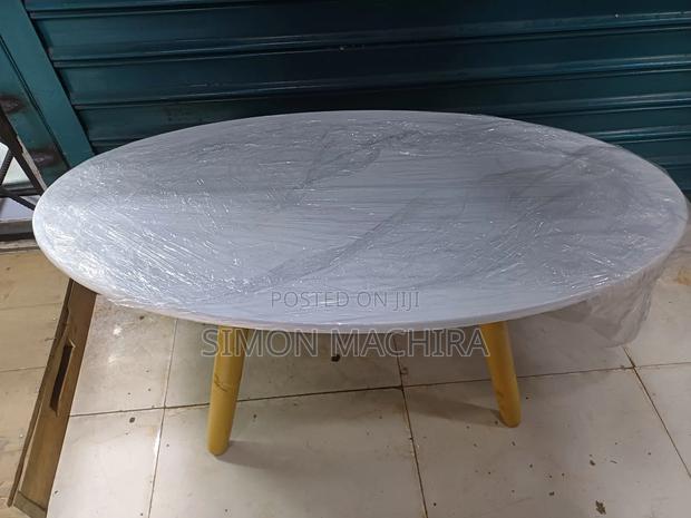 Shee Oval Coffee Table White