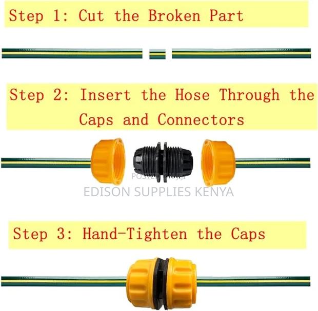 Hose Connector 1/2" Ingco Hose Mender 1/2 Hose Pipe Extender - thumbnail 4