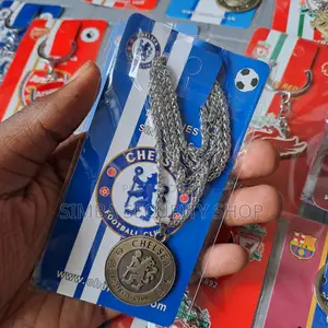 Chelsea Fan Football Soccer Necklace Bronze the Blues Gift