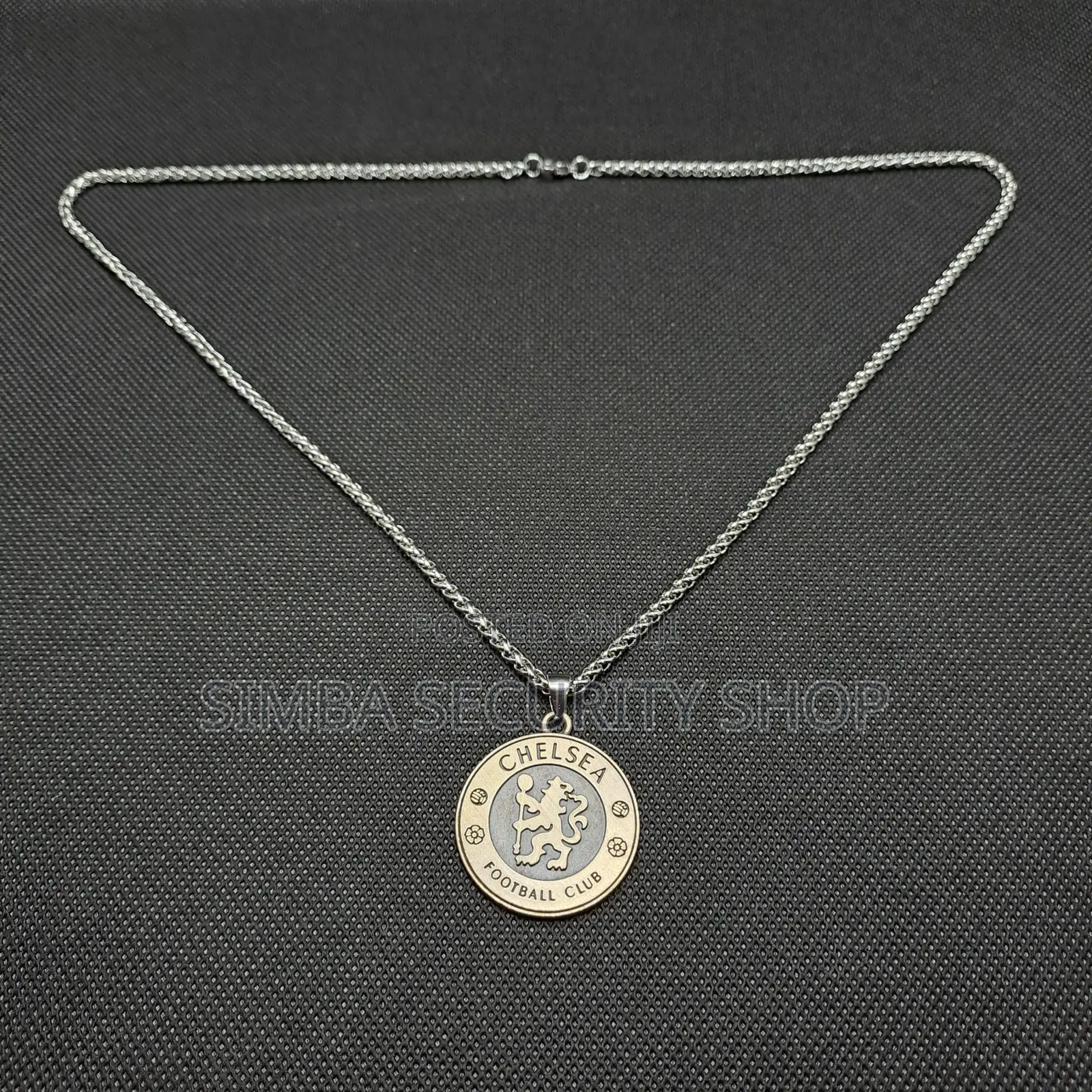 Chelsea Fan Football Soccer Necklace Bronze the Blues Gift