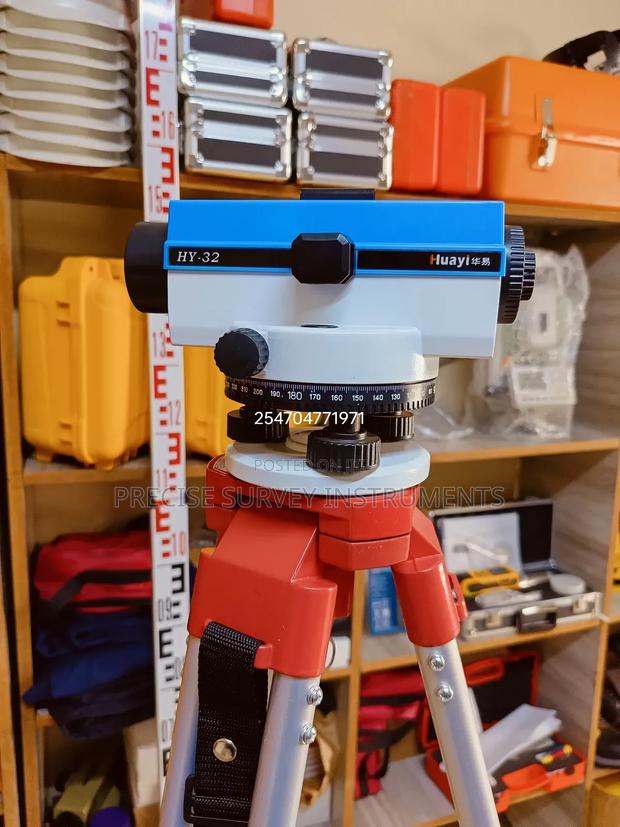 Huayi Dumpy Level Set ( Head,Staff and Tripod) - main view