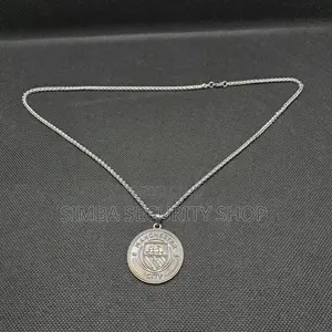 Manchester City Fan Football Soccer Necklace Man Bronze Club