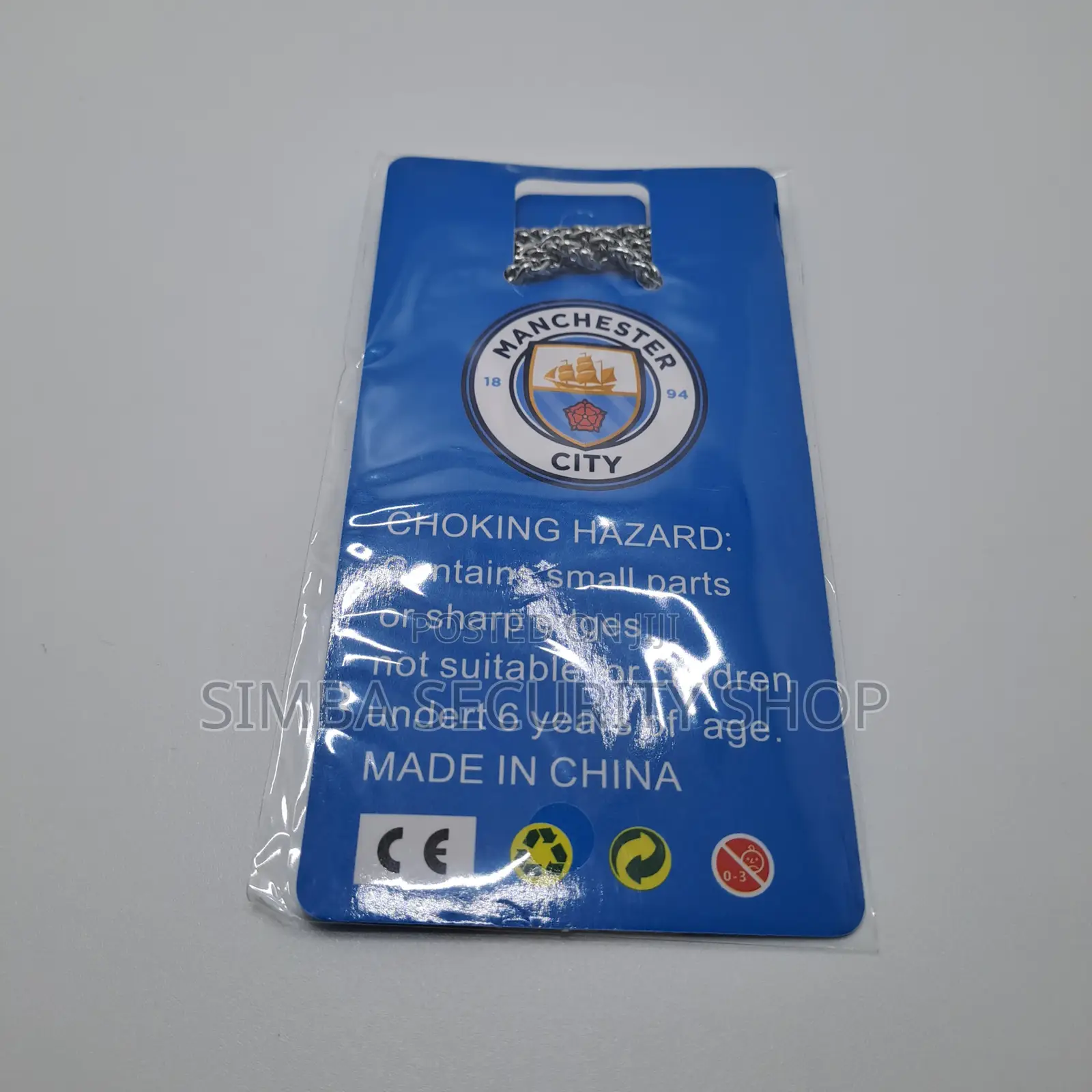 Manchester City Fan Football Soccer Necklace Man Bronze Club
