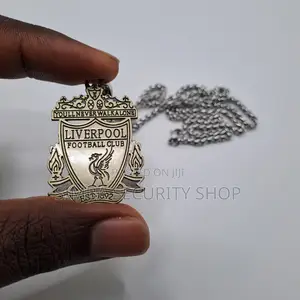 Liverpool Team Football Soccer Necklace Metallic Merch FA