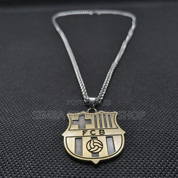 Barcelona Fan Football Soccer Necklace Club Merchandise Gift