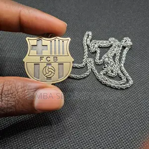Barcelona Fan Football Soccer Necklace Club Merchandise Gift