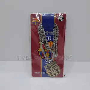 Barcelona Fan Football Soccer Necklace Club Merchandise Gift
