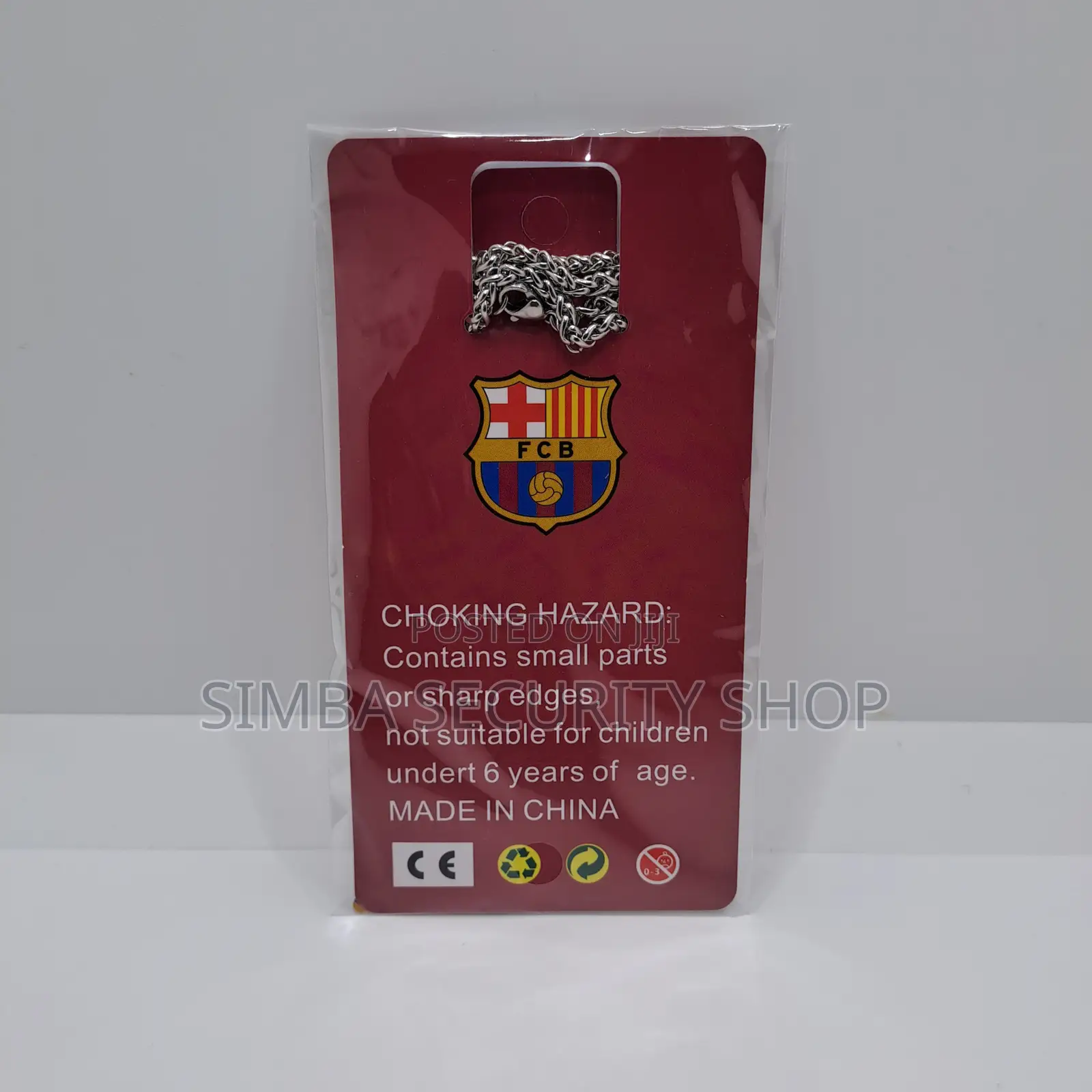 Barcelona Fan Football Soccer Necklace Club Merchandise Gift
