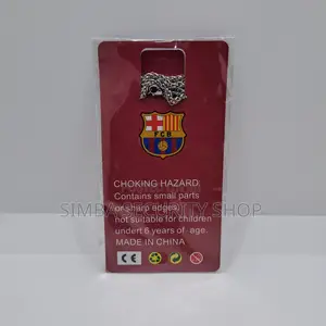 Barcelona Fan Football Soccer Necklace Club Merchandise Gift