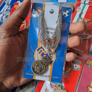 Real Madrid Fan Football Soccer Necklace Merchandise Ronaldo