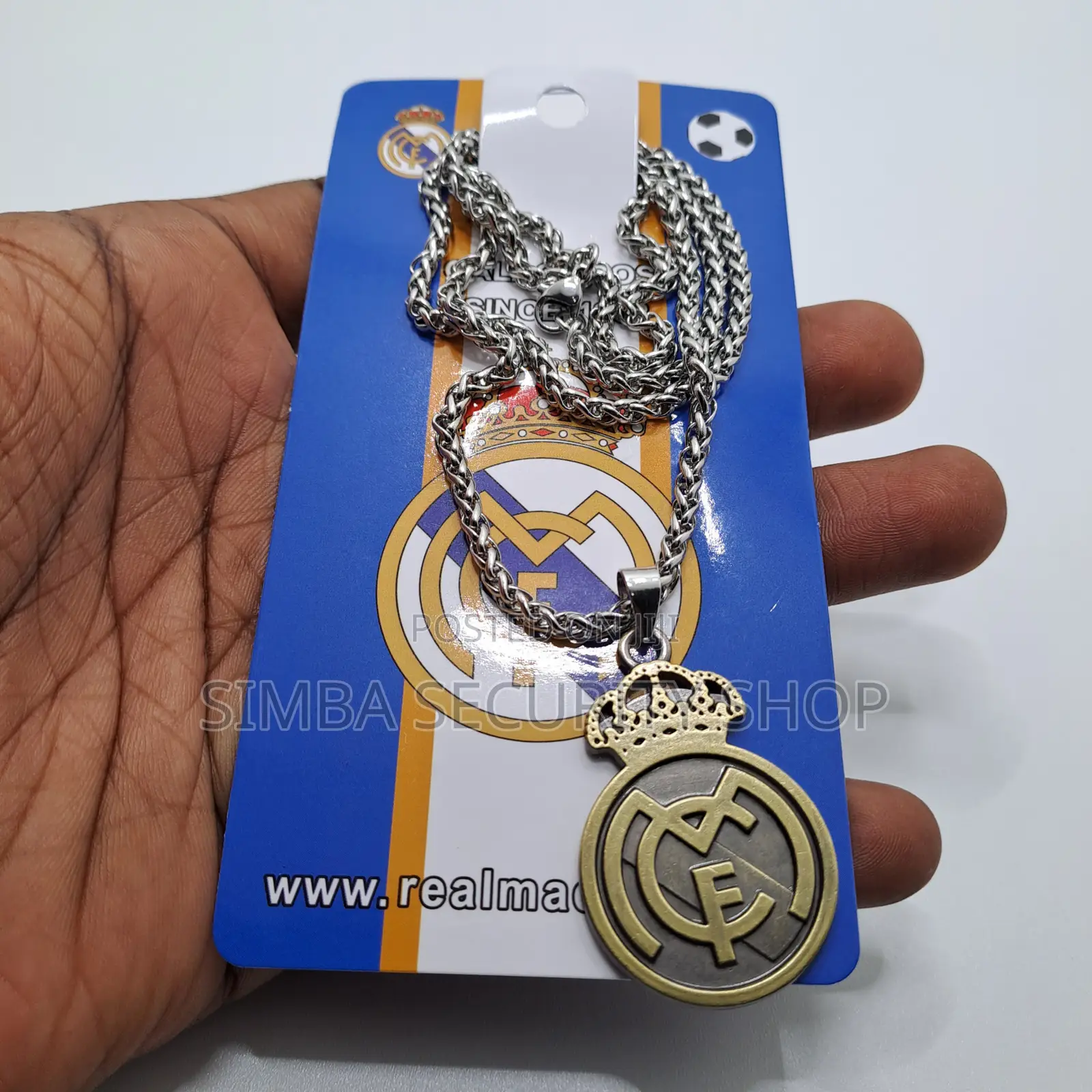 Real Madrid Fan Football Soccer Necklace Merchandise Ronaldo
