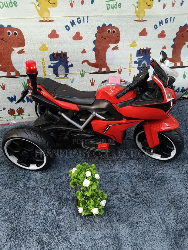 Red Electric 3 Wheel Motorcycle* Motorcycle for Kids.