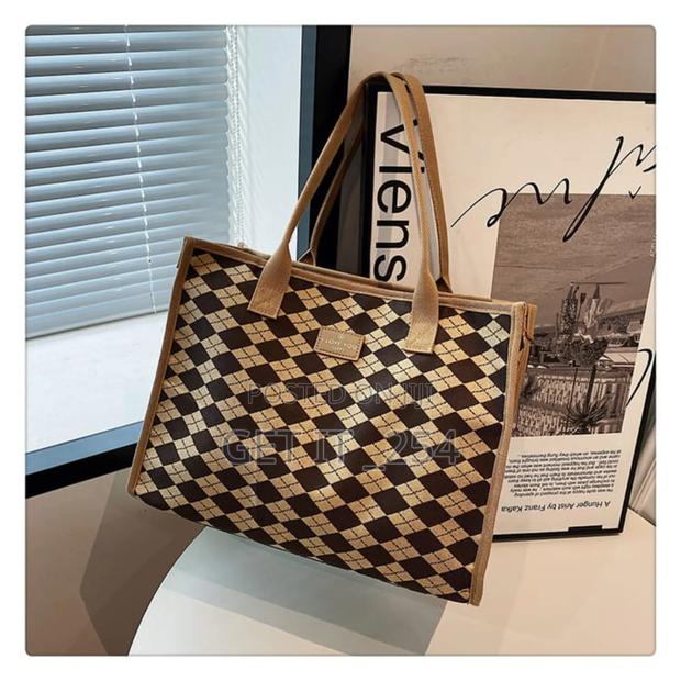 *Big Size Plaid Pattern Tote Bag*Size 36*27*16cm - thumbnail 6