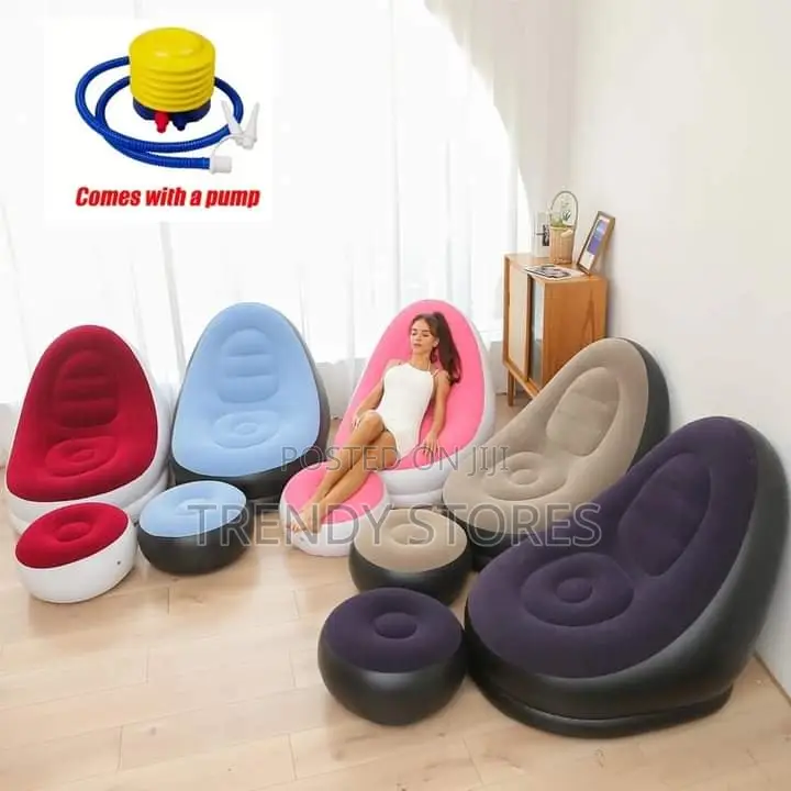 Inflatable Seat With Footrest