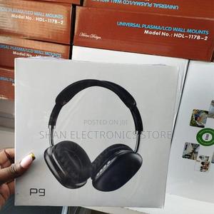 P9 Wireless Headphone - Black P9 Wireless Bluetooth Headphon - thumbnail 2