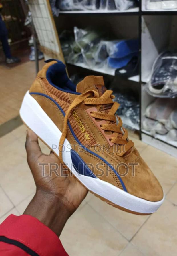 Designer Adidas Suede Sneakers - main view