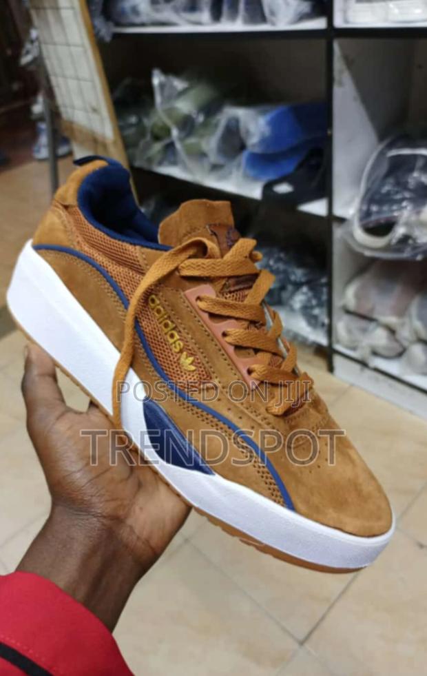 Designer Adidas Suede Sneakers - thumbnail 2