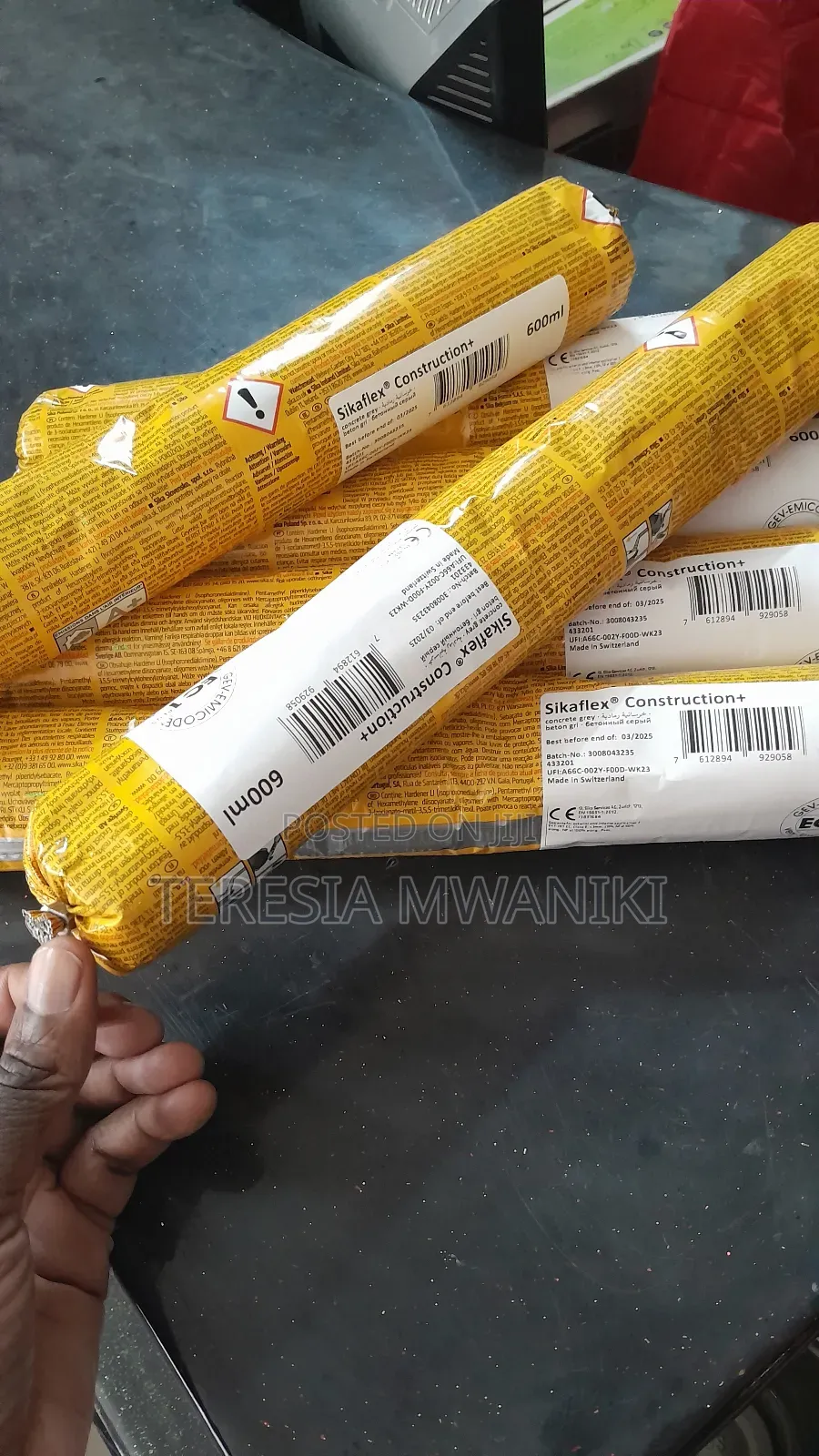 Sikaflex Construction + 600ml GREY
