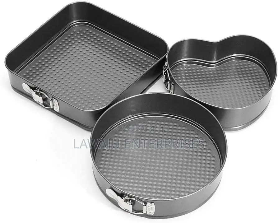 3 PCS Shapes Baking Tins