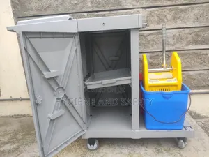 Janitor Cart With Cabinet
