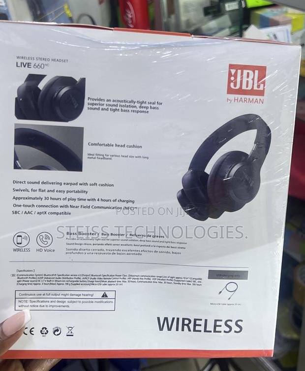 JBL Live 660-Nc Wireless Headphones - thumbnail 2