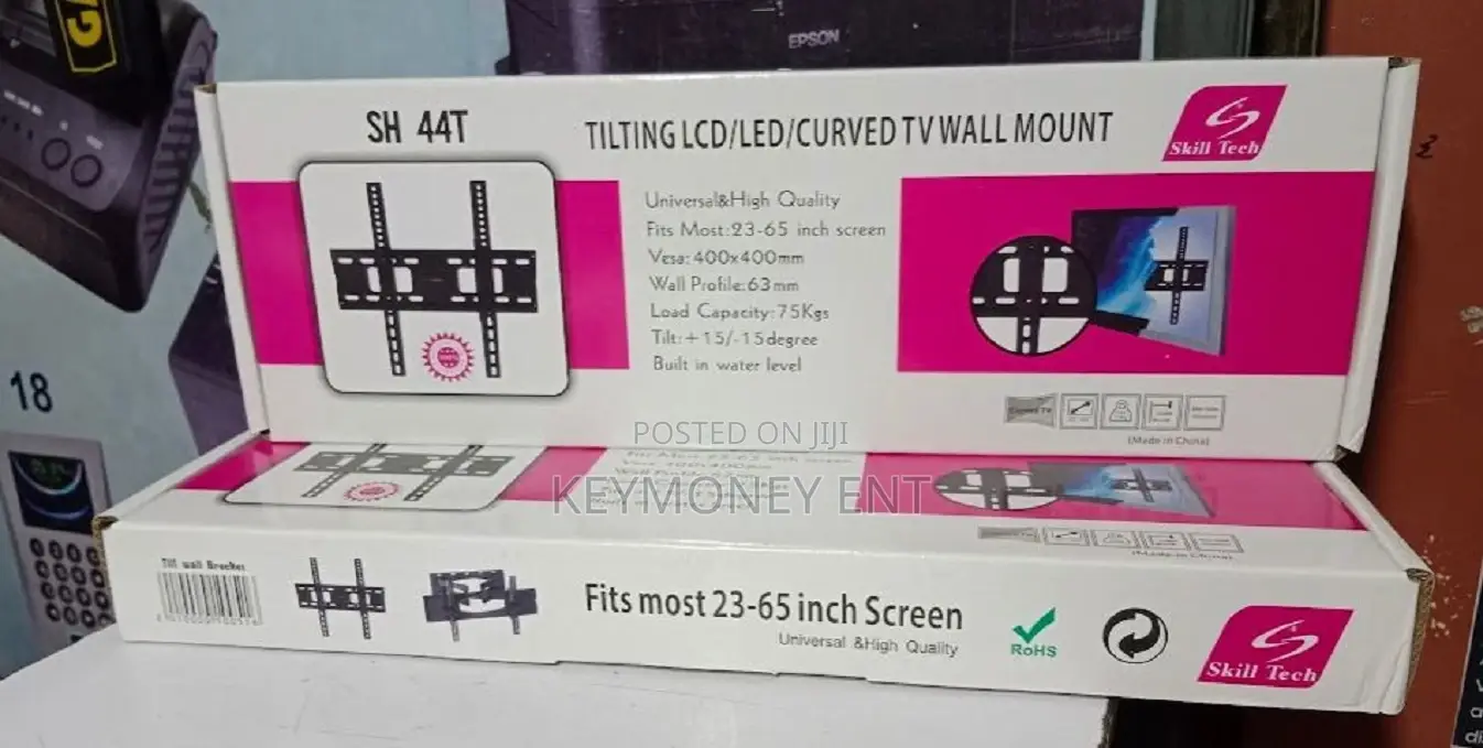 SH 44T Tilting Curved TV Wall Mount 23-65 Inches TV