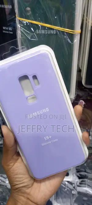 Purple Camera Original Silicone Case for Samsung S9 Plus