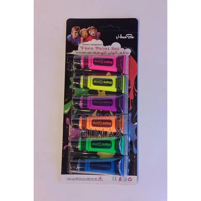 Face Paint Glow Set Of 6pcs