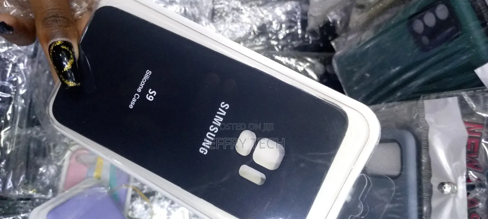 Samsung Silicon Back Cover Black for Galaxy S9