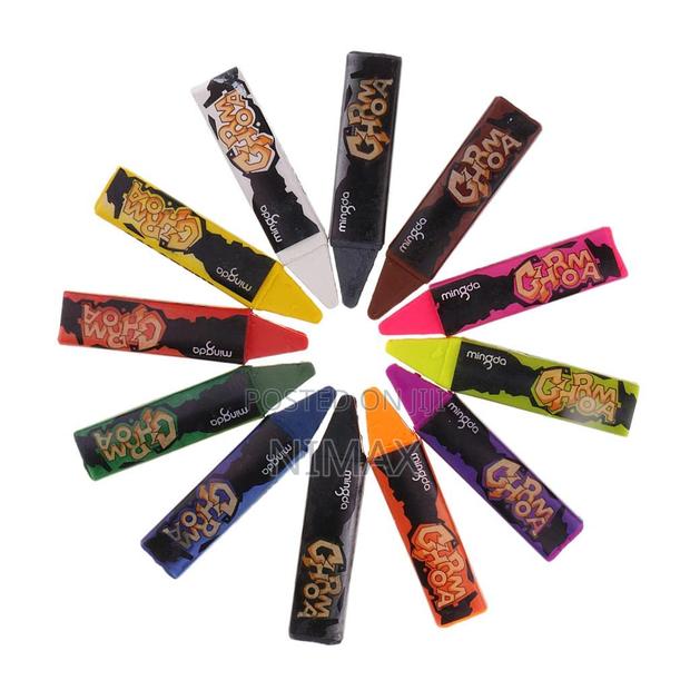 .12 Colors Non-Toxic Face Body Paint and Make Up Party Art K