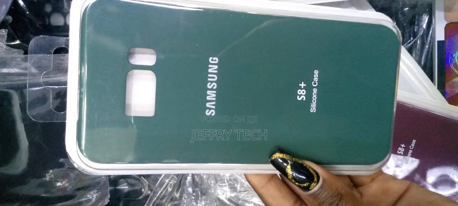 Samsung Galaxy S8 Plus Siliconen Cover - Green