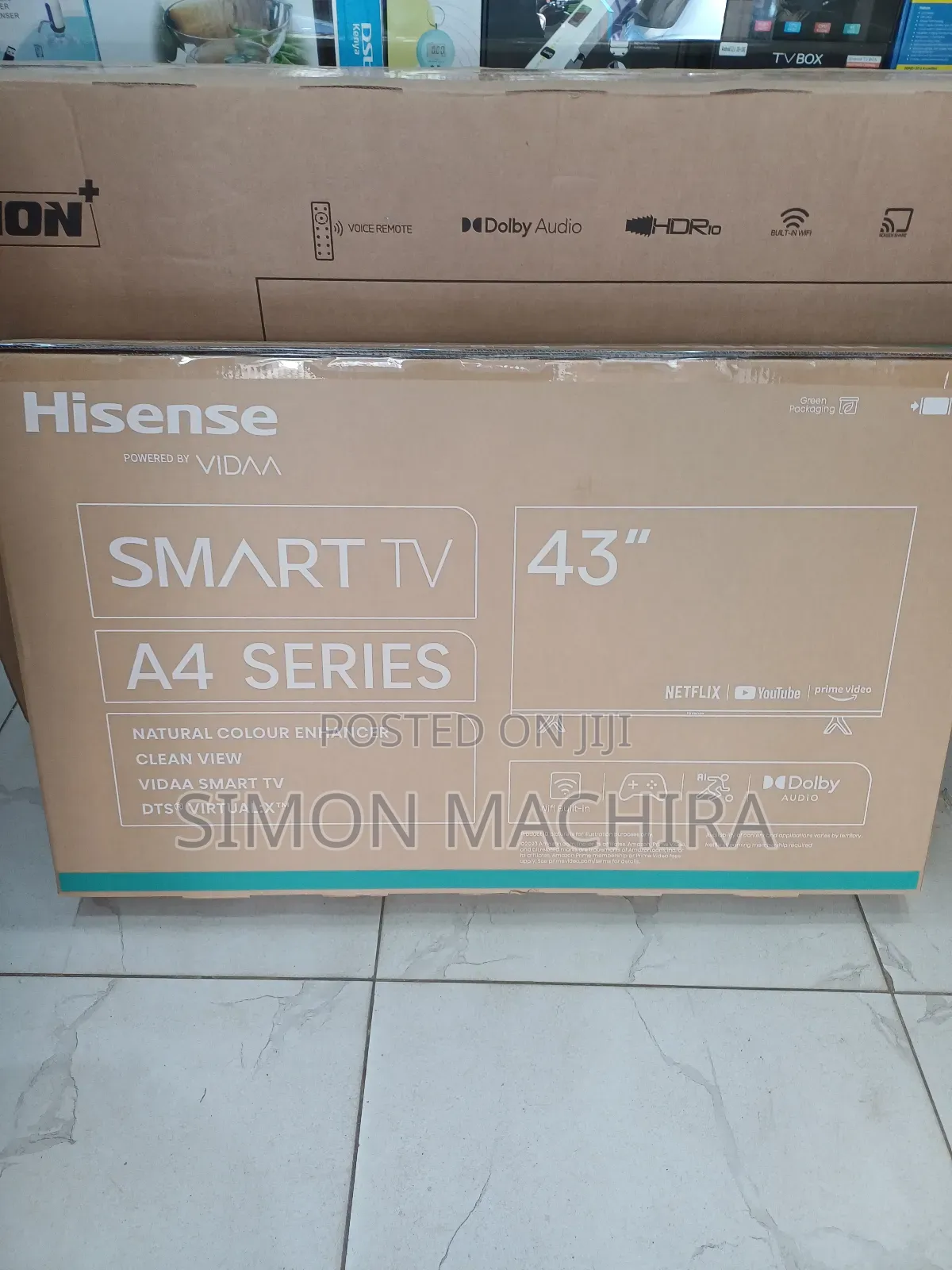 Hisense 43 Inch Smart TV. A6 Series