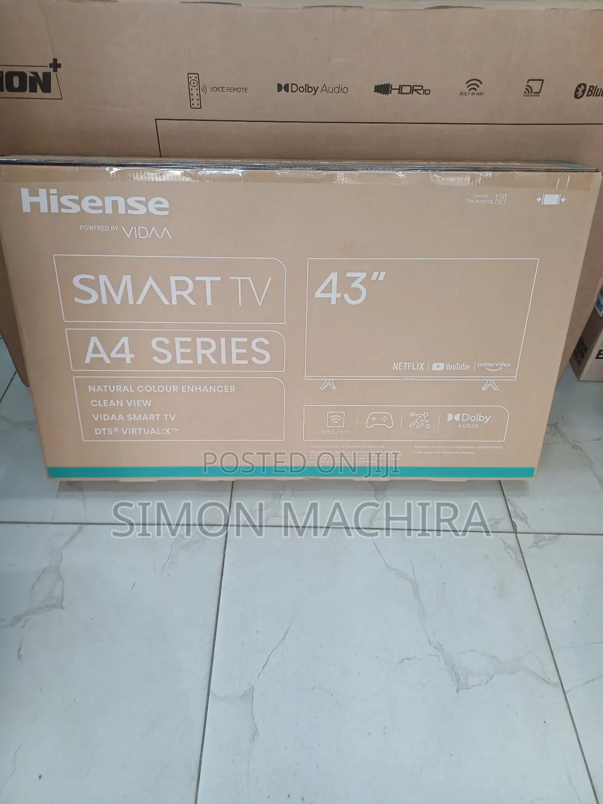 Hisense 43 Inch Smart TV. A6 Series