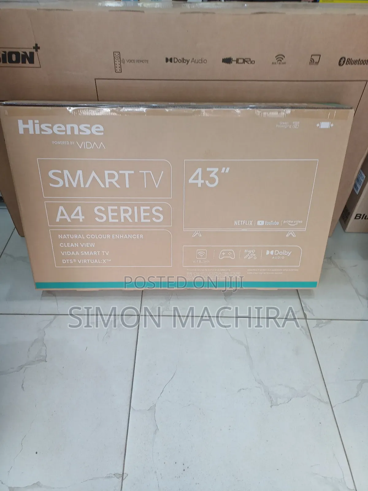 Hisense 43 Inch SMQRT TV. A4 Series