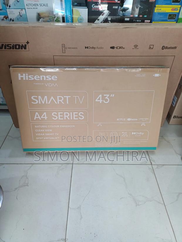 Hisense 43 Inch SMQRT TV. A4 Series - thumbnail 2