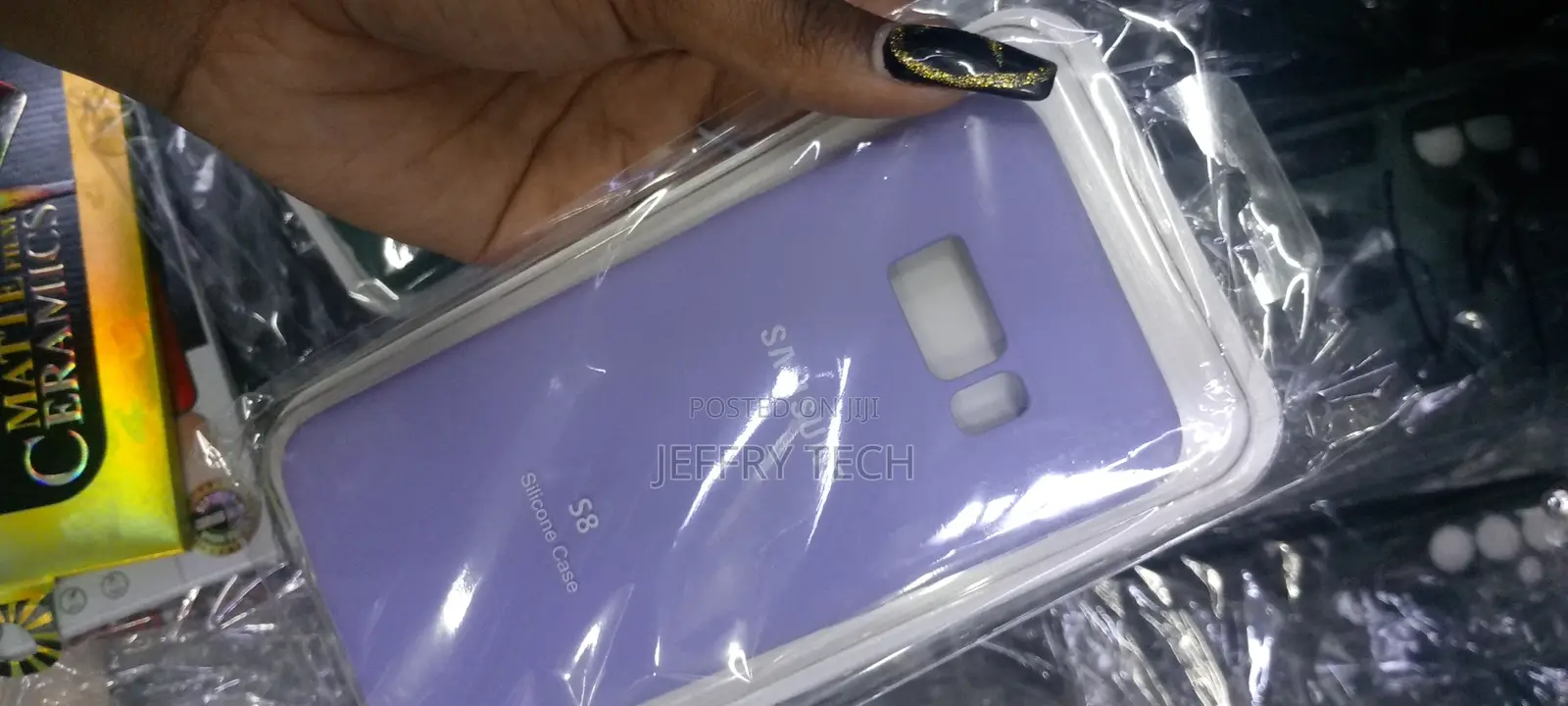 Msamsung Galaxy S8 Plus Silicone Cover Case - Violet