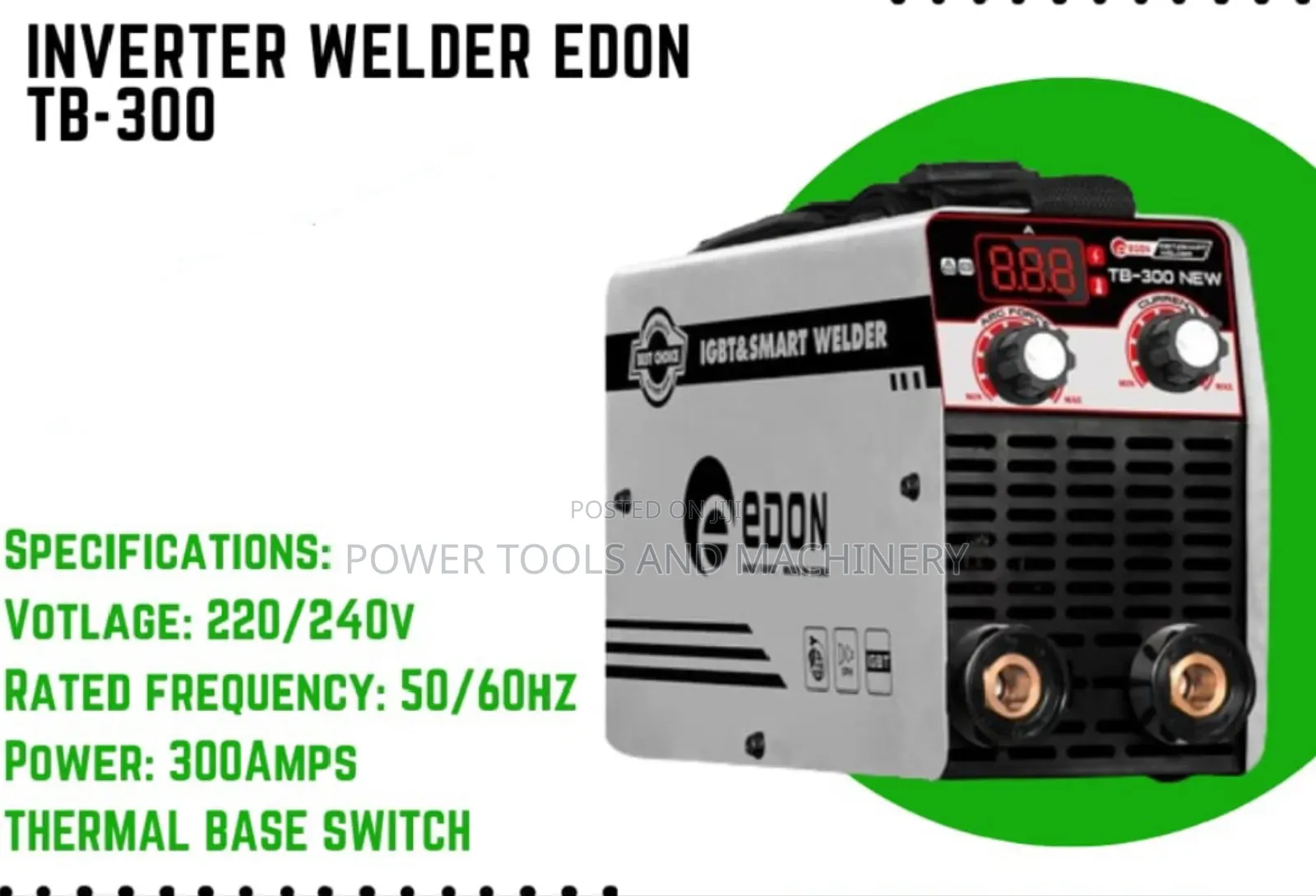 Edon TB_300 Welding Machine