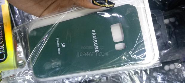 Samsung Galaxy S8 Silicone Case - Green Soft - thumbnail 3