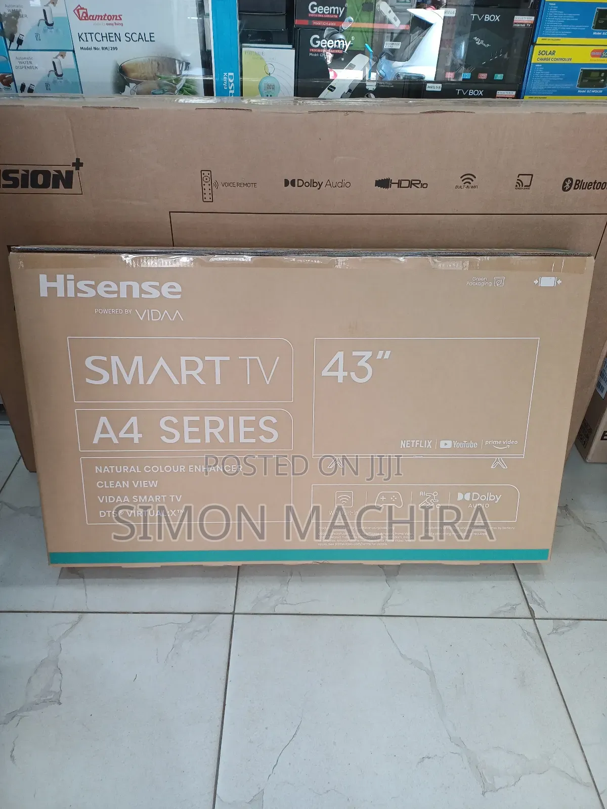 Hisense 43 Inch Smart TV. A6 Series