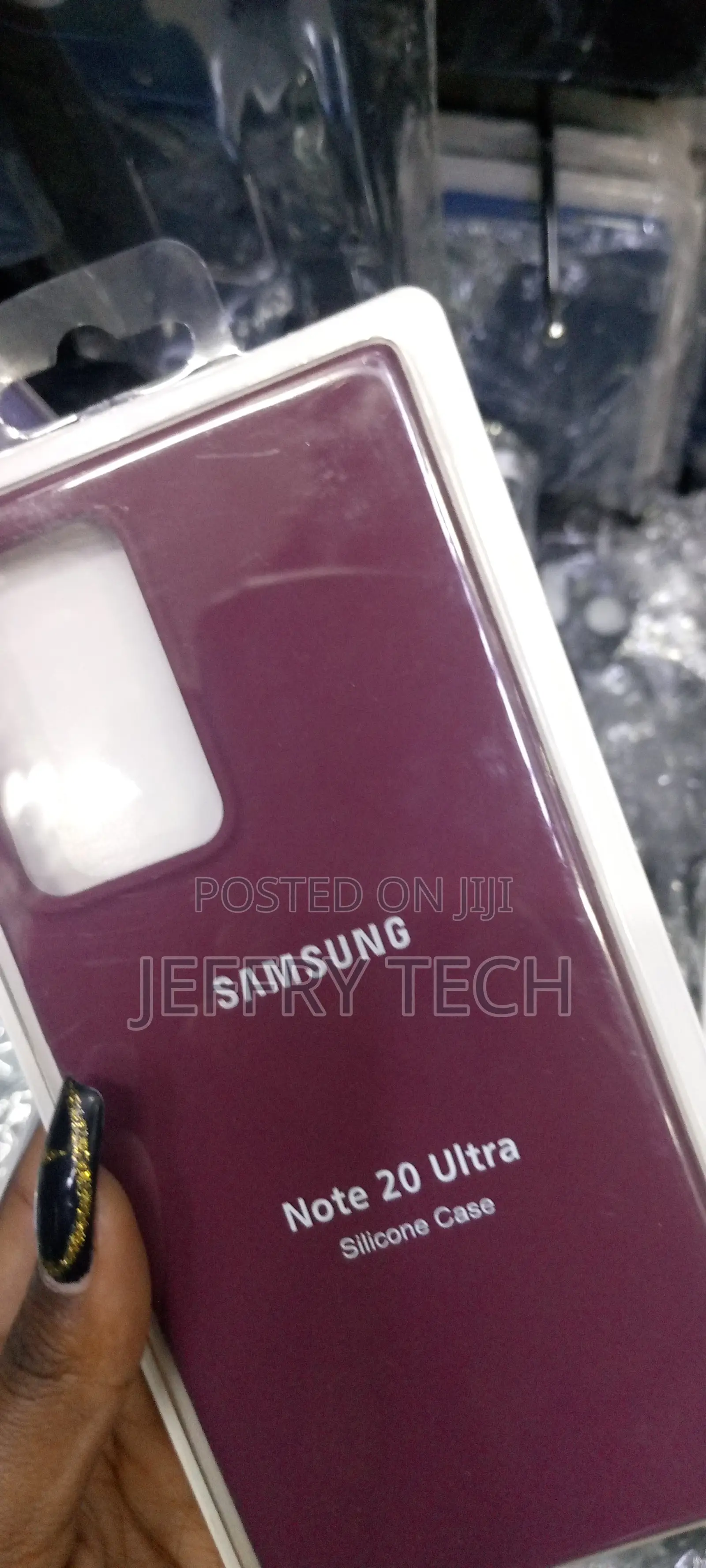 Burgundy Silicone Samsung Note 20 Ultra Case