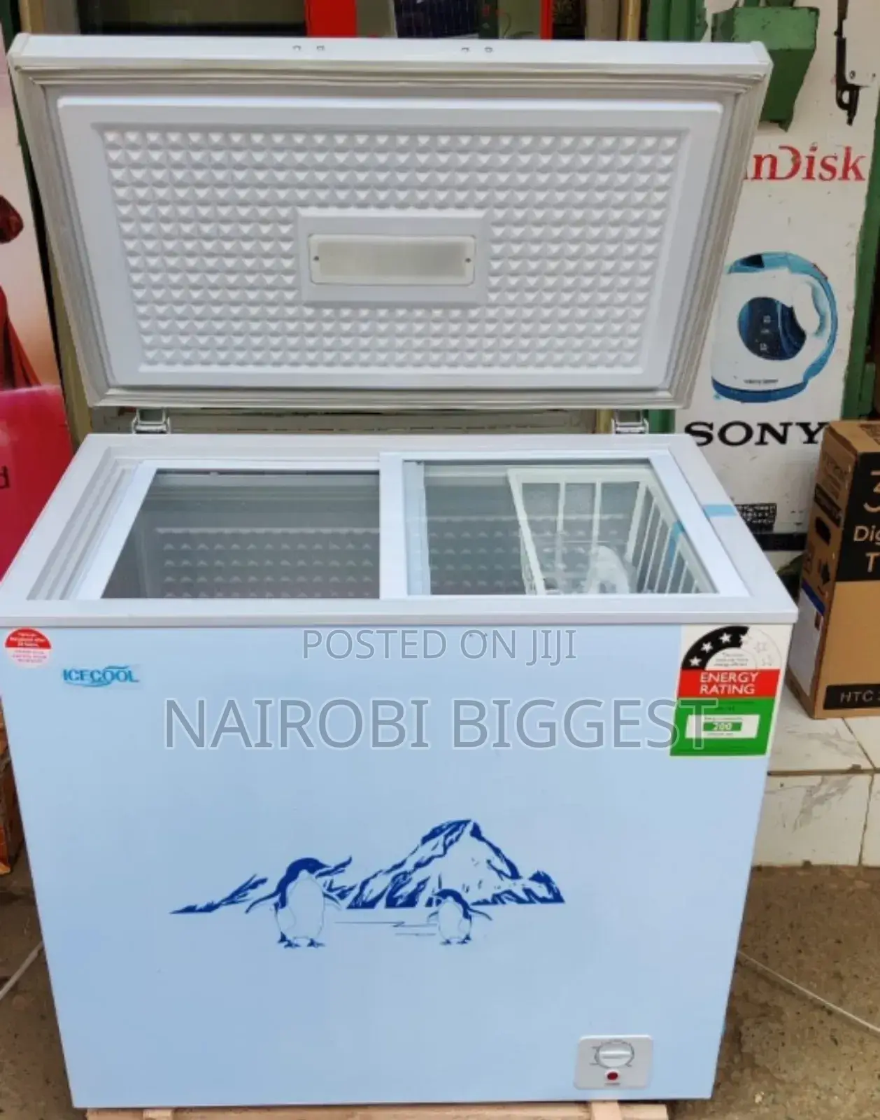 Brand New White 219 Litres Icecool Freezer