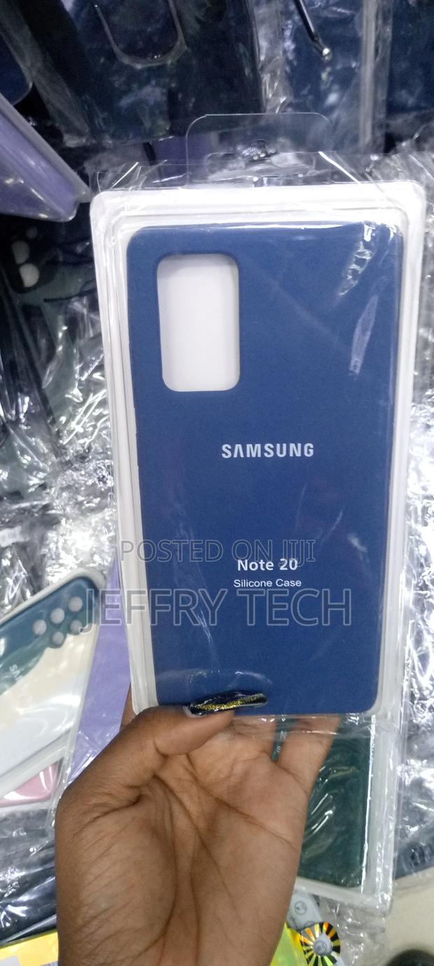 Samsung Galaxy Note 20 Back Cover Soft Silicone Official Sty - main view