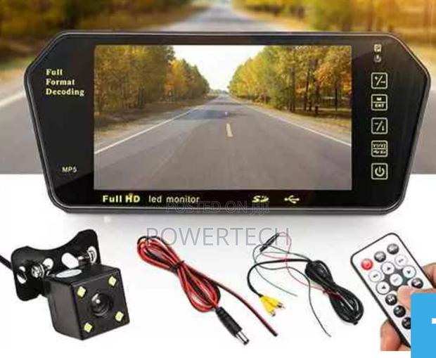 Rearview Mirror Monitor With USB Player+ Reverse Camera. - main view